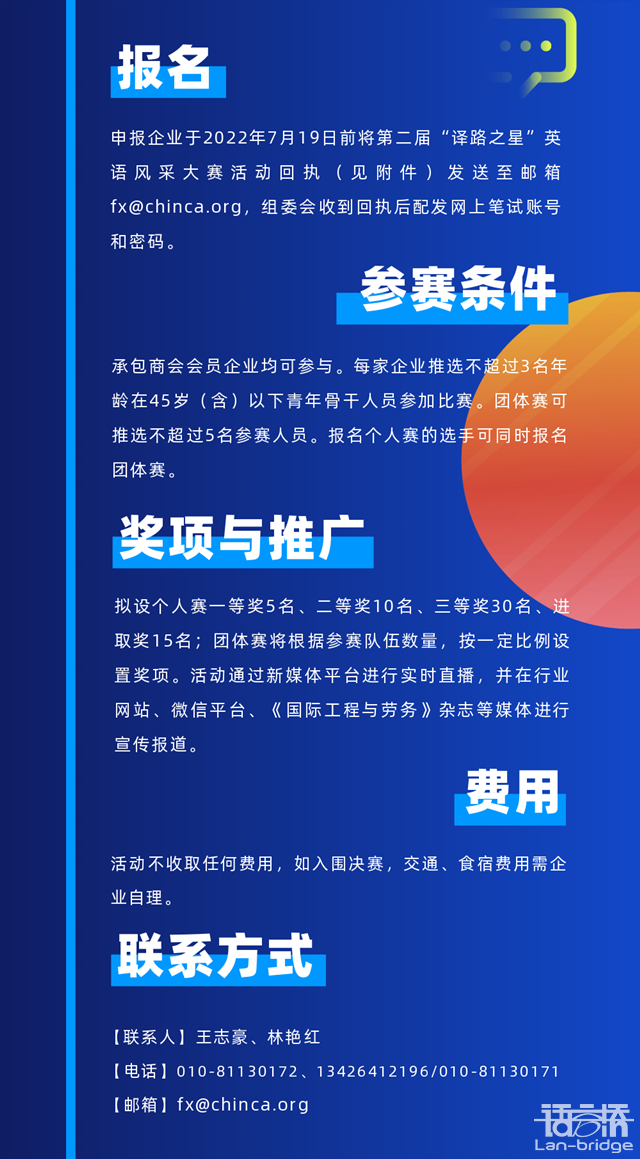 開賽在即|“譯路之星”英語風采大賽參賽指南2.0來了!